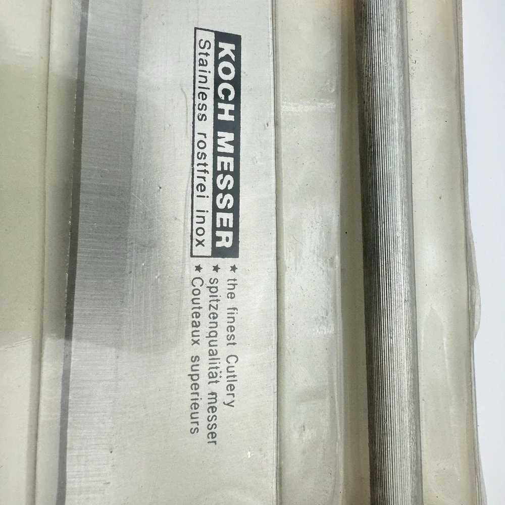 Koch Messer Stainless Rostfrei Inox 6 Pc Kitchen Knife Set w Sharpener NEW